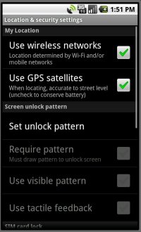 Turn on the 'Use GPS Satellites' feature of your Android