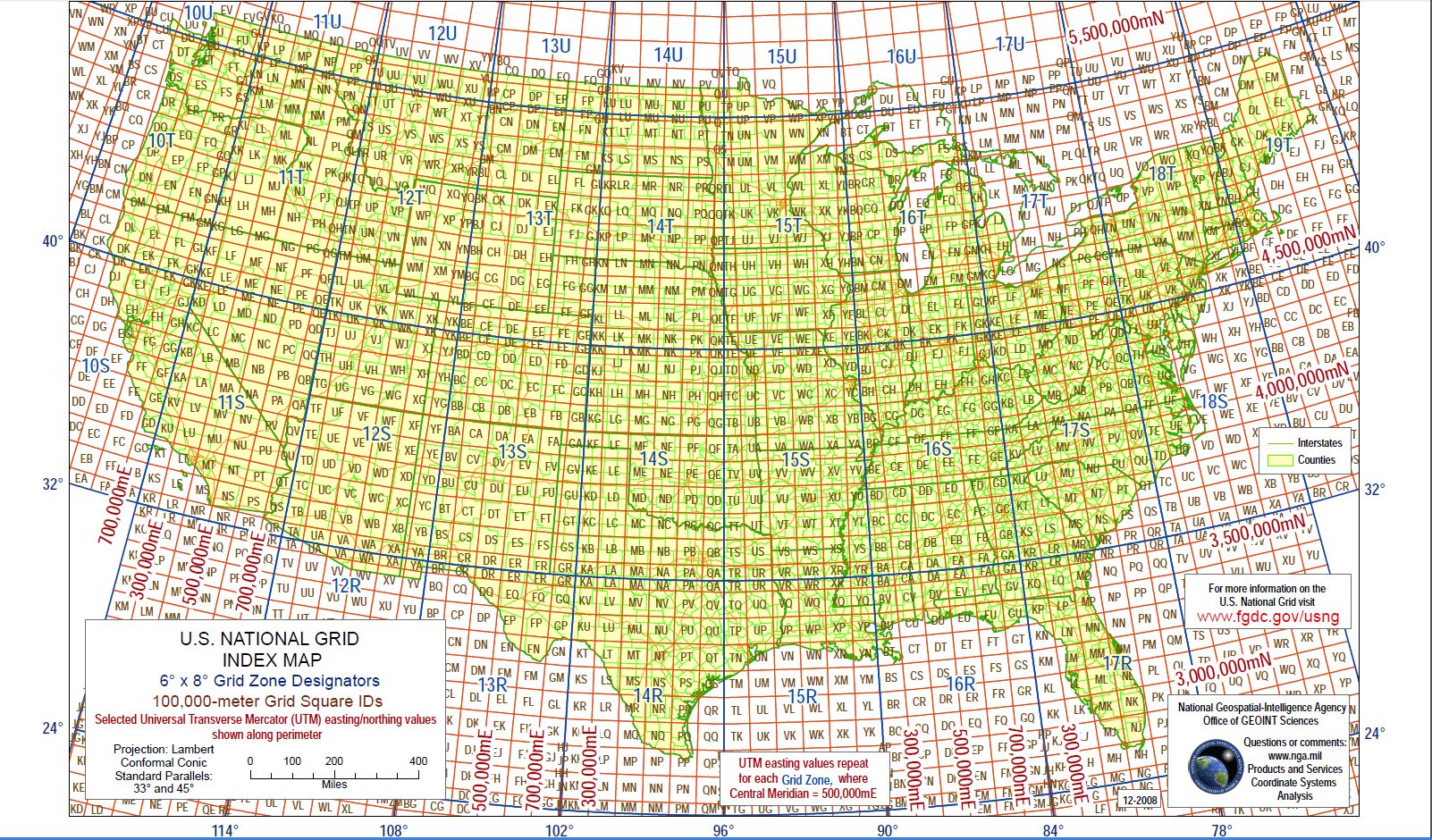 Convert United States National Grid (USNG) / Military Grid Reference ...